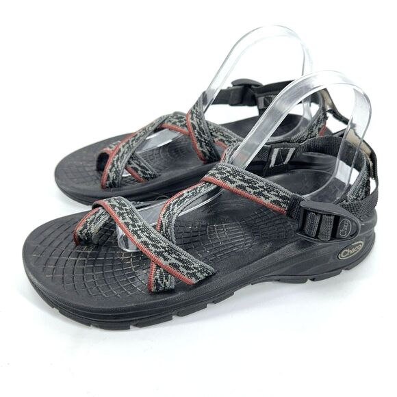 Mens 10 Chaco J104865 Grandeur Waterproof Strappy Hiking Black Outdoor Sandals main image 6